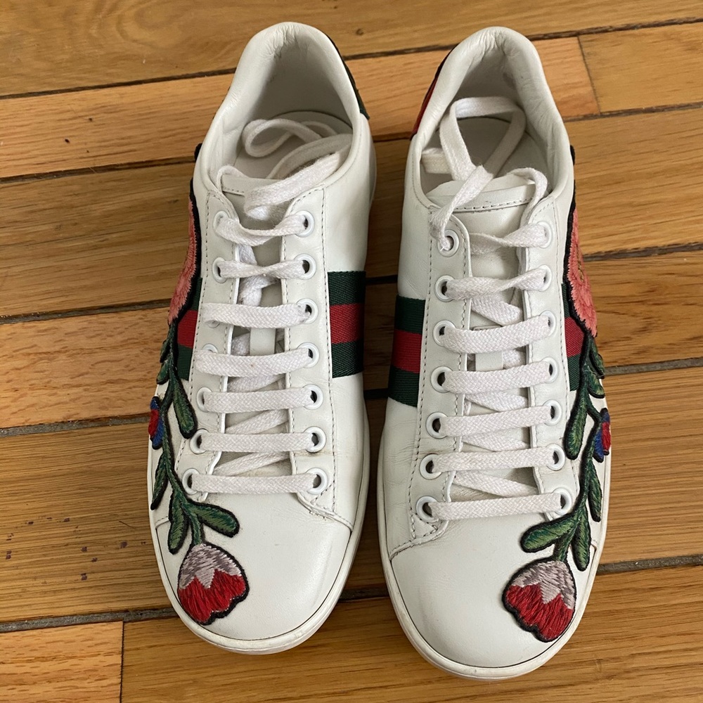 Gucci Floral Sneakers